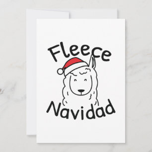 Fleece Navidad Thank You Card