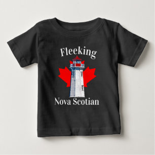 Fleeking Nova Scotian Halifax Dartmouth Lighthouse Baby T-Shirt