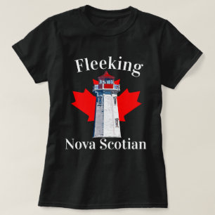 Fleeking Nova Scotian Halifax Dartmouth Lighthouse T-Shirt