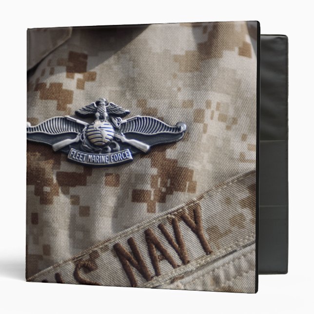 Fleet Marine Force Warfare device pin Binder (Front/Inside)