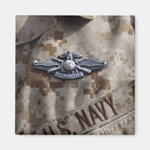 Fleet Marine Force Warfare device pin Magnet
