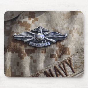 Fleet Marine Force Warfare device pin Mouse Pad