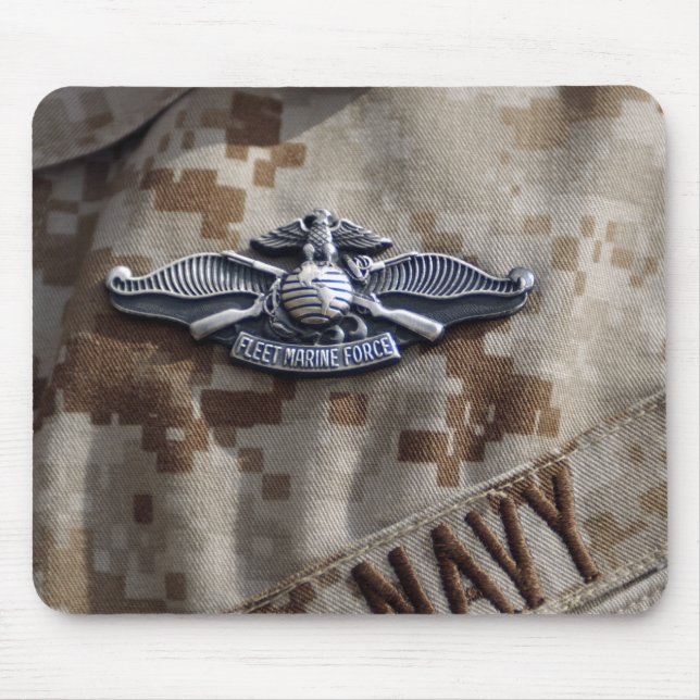 Fleet Marine Force Warfare device pin Mouse Pad (Front)