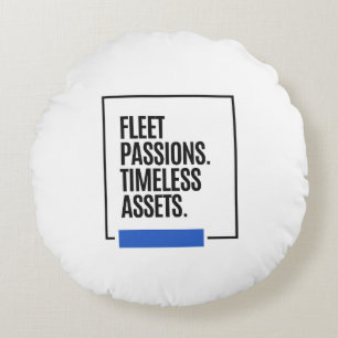 FLEETING PASSIONS. TIMELESS ASSETS. - Investor  Round Pillow