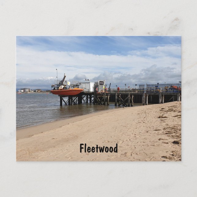 Fleetwood Beach Postcard (Front)