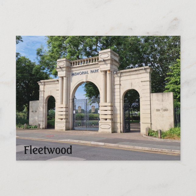 Fleetwood Memorial Park Postcard (Front)