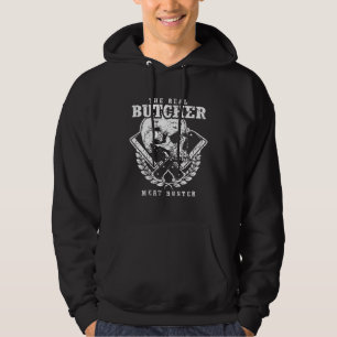 Fleischer Butcher Schächter Skull Funny Saying Hoodie