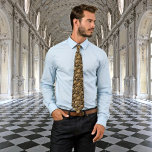 Flemish Baroque Black & Gold Floral Necktie<br><div class="desc">Step into the elegance of the past with our Flemish Baroque Black and Gold Floral Necktie. Inspired by Maria Oriana Galli Bibiena’s enchanting artwork, this tie is a luxurious homage to rococo opulence. The intricate black and gold floral motifs captivate with a regal charm, transforming any outfit into a statement...</div>