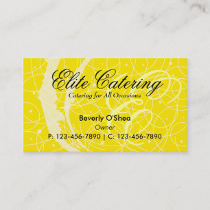 Flemish Business Card/ Yellow Card