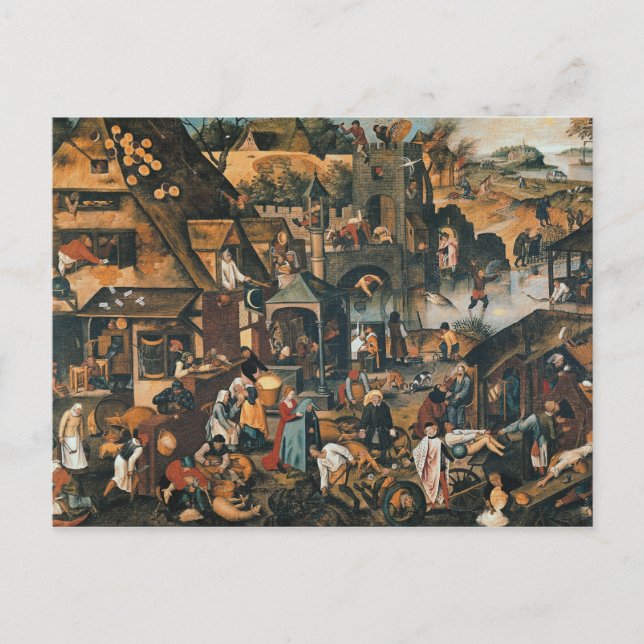 Flemish Proverbs Postcard (Front)