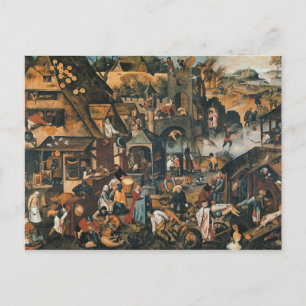 Flemish Proverbs Postcard