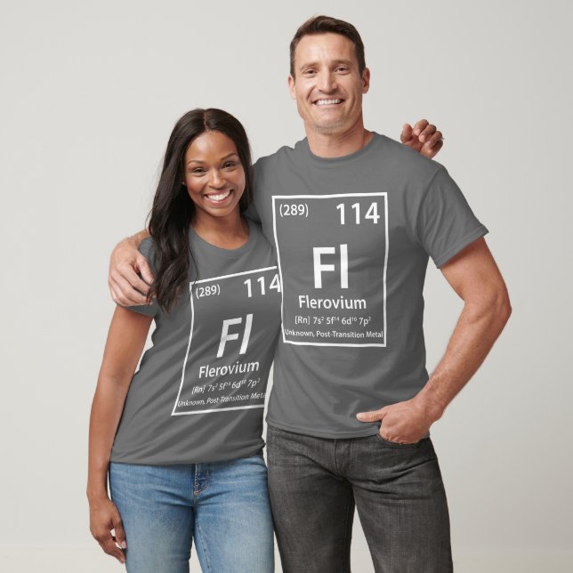 Flerovium Element (white) T-Shirt (Unisex)