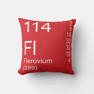 Flerovium Throw Pillow