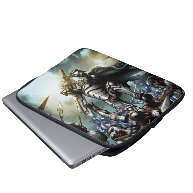 Flesh and Steel V1 design laptop sleeve (Front Bottom)