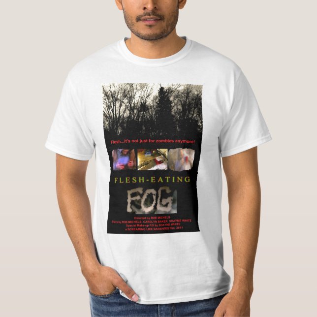 flesh-eating fog design #2 T-Shirt (Front)