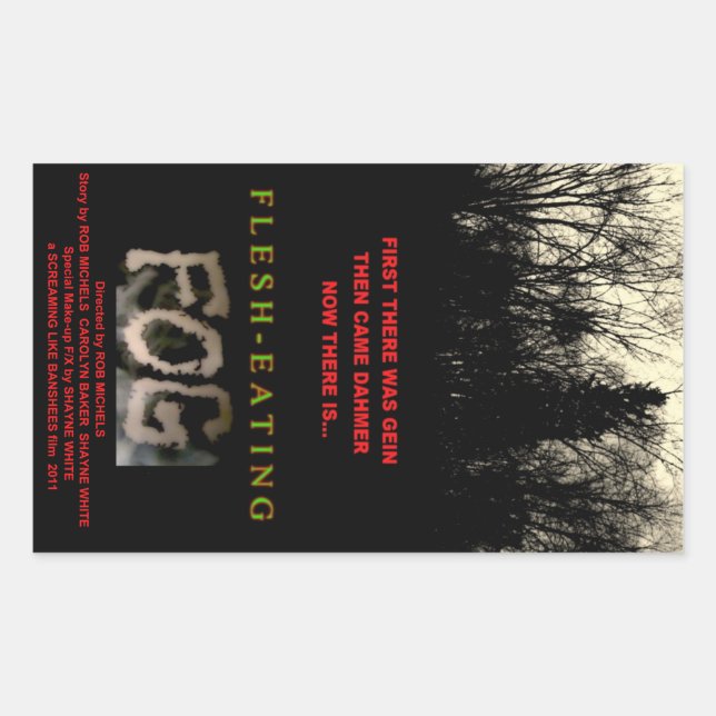 flesh-eating fog stickers (Front)