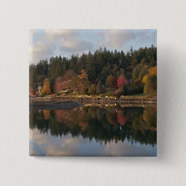 Fletcher Bay 2 Inch Square Button (Front)