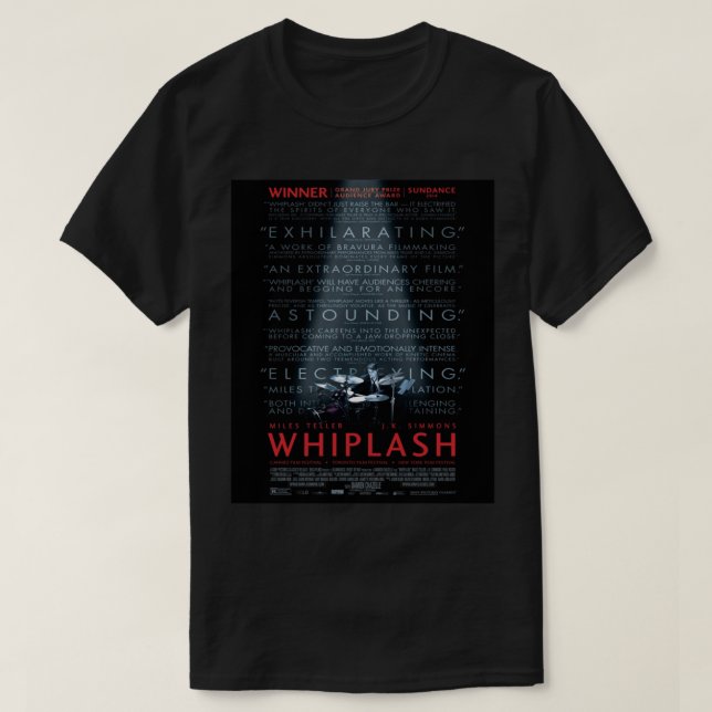 Fletcher Drummer Damien Chazelle Whiplash 2021 Pop T-Shirt (Design Front)