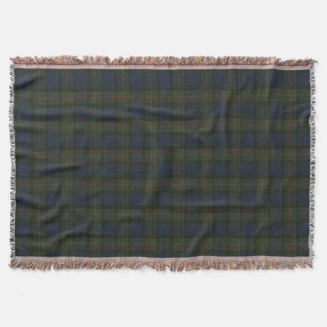 Fletcher Dunans M Original Scottish Tartan Throw Blanket (Front)