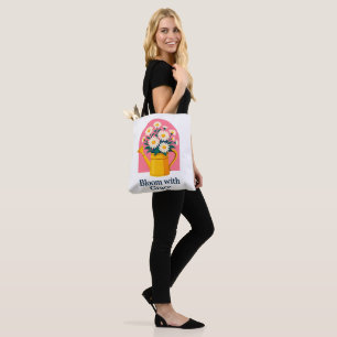 Fleur avec Sac fourre-tout de grâce