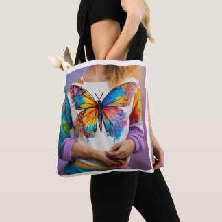 Fleur avec style : Sacs fourre-tout à papillons