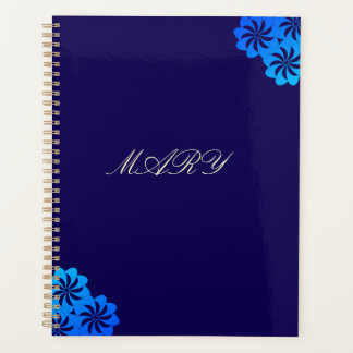 Fleur Bleue Personnalisé