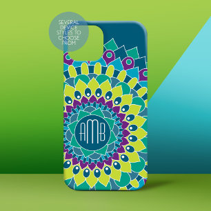 Fleur Bohème avec Monogrammes