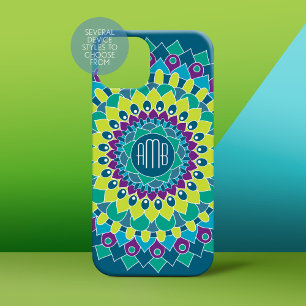 Fleur Bohème avec Monogrammes