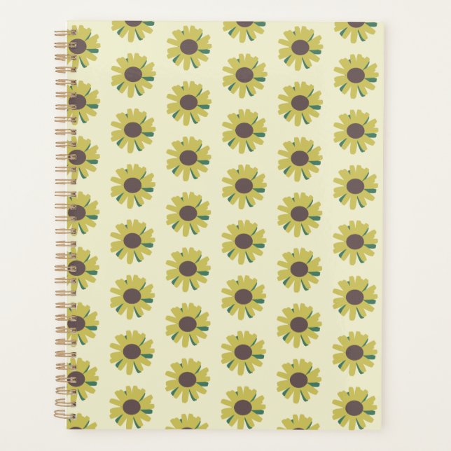 Fleur Brown de tournesol  Jaune Motif (Devant)