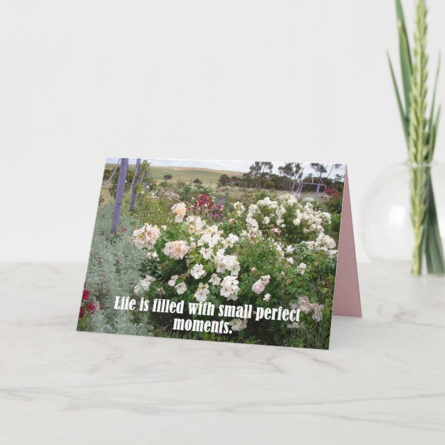 Fleur Carte Jardin De Moments Parfaits (Devant)