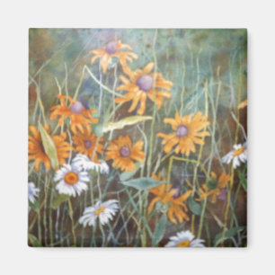 "Fleur Champ #1" Magnet floral