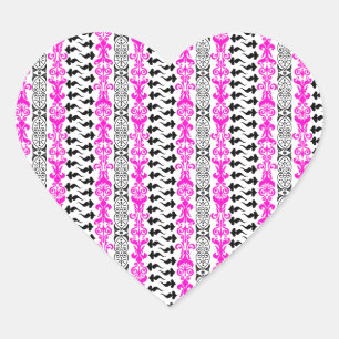 Fleur Custom 1 Pink Heart Sticker