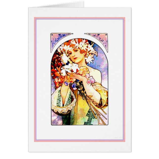 Fleur d'Alphonse Mucha (Devant)