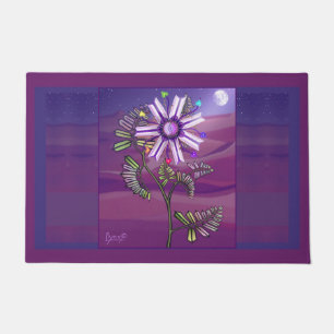 Fleur dans le paillasson du désert