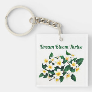 Fleur d'aquarelle Frangipani blanc