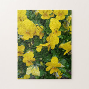 Fleur d'arbre jaune créative photo puzzle