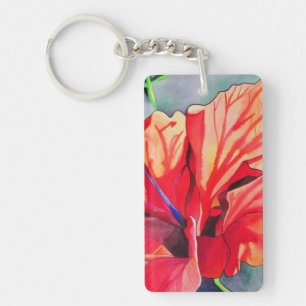 Fleur d'art hibiscus rouge