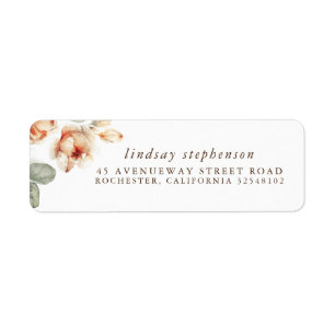 Fleur d'automne fleurit Elégante aquarelle