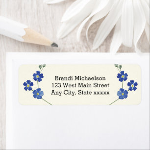 Fleur de Bleu Forget Me Nots aquarelle