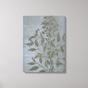 Fleur de Bleu I Canvas Print