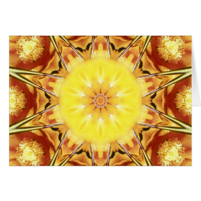 Fleur de cactus (Devant horizontal)