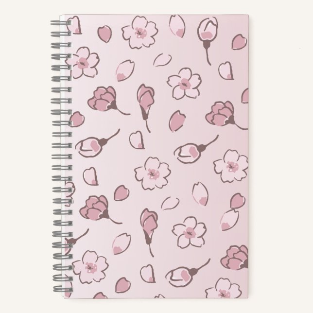 Fleur de cerise de Carnet spirale (Recto)