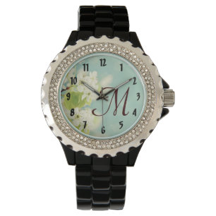 Fleur de cerisier blanc Montre d'arbre floral