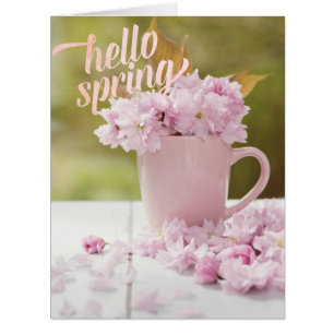 Fleur de cerisier Floral Stilllife Printemps Texte