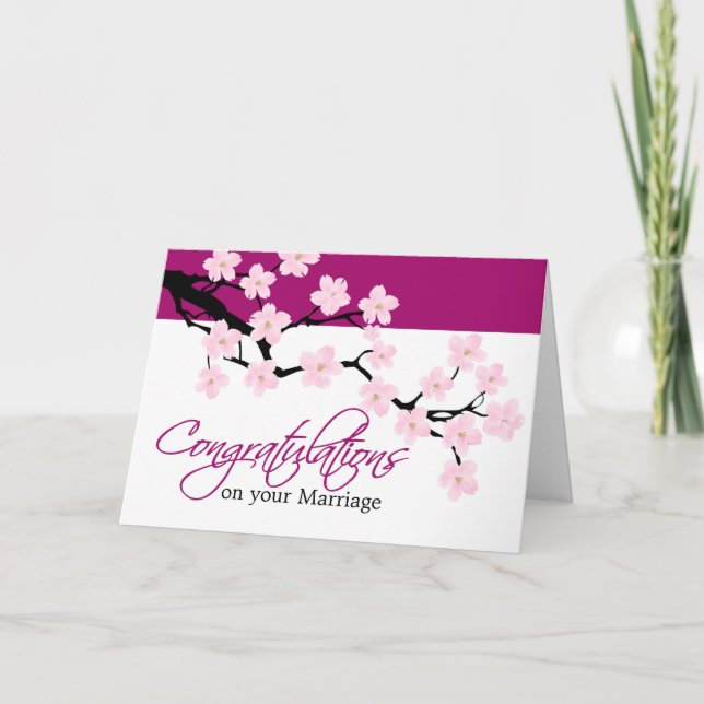 Fleur de cerisiers | Carte de félicitations (Devant)