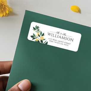 Fleur de citron Arbre Floral Élégant Mariage minim