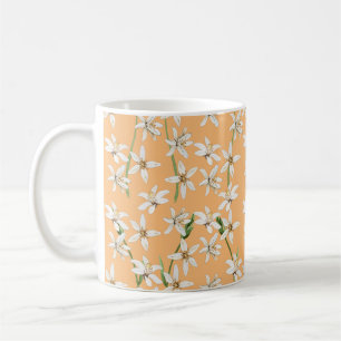 Fleur de citron d'été motif tasse à café