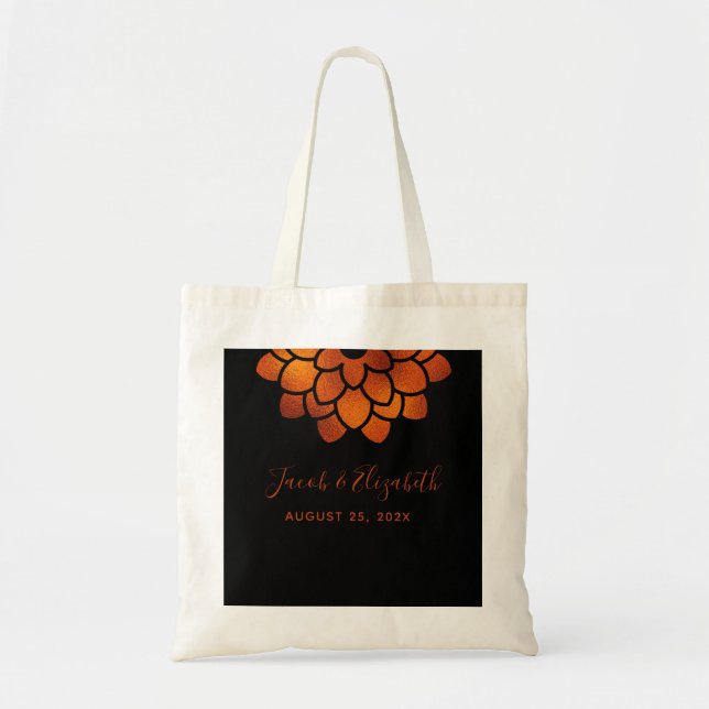 Fleur de cuivre dramatique sur Sac fourre-tout Mar (Devant)