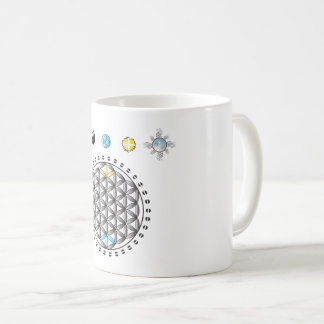 Fleur de divinité de la vie dans la tasse de