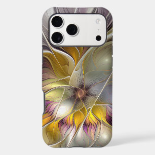 Fleur de fantaisie fractale moderne abstraite et c